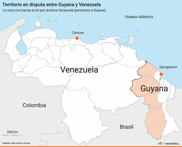 Esequibo petróleo Guyana Venezuela